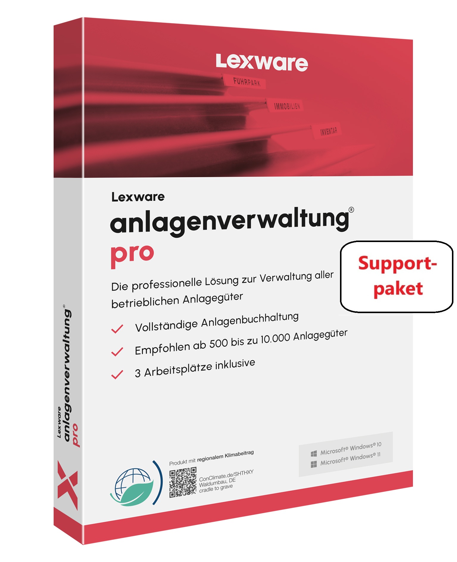 Lexware anlagenverwaltung pro Supportpaket