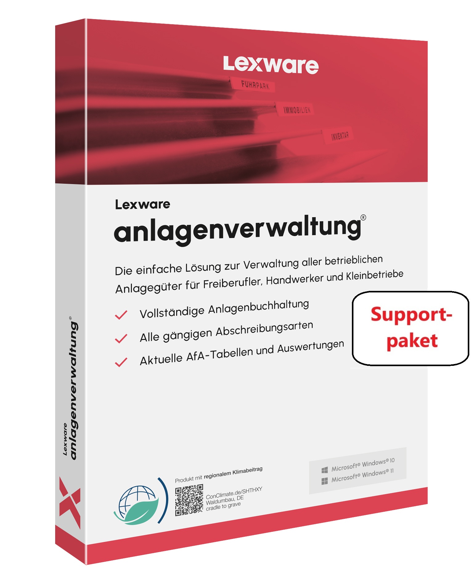 Lexware anlagenverwaltung basis Supportpaket